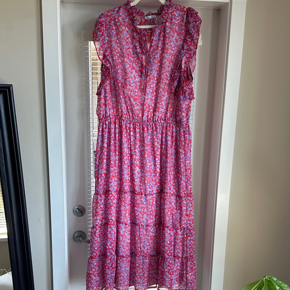 Dex Pink Floral Dress